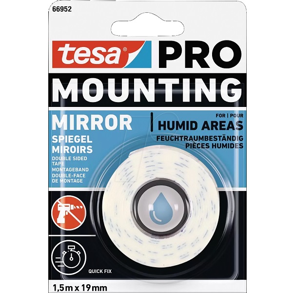 Nastro Biadesivo PRO Mounting Specchio 19x1,5mt